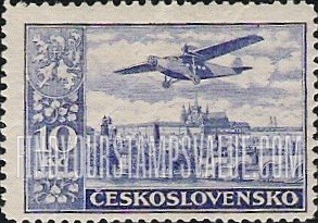 FindYourStampsValue: AIR POST STAMPS - Fokker over Prague