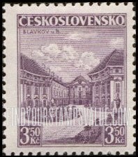 FindYourStampsValue: Palace at Slavkov (Austerlitz)