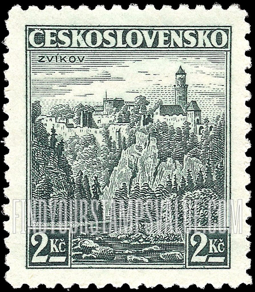 FindYourStampsValue: Castle at Zvikov