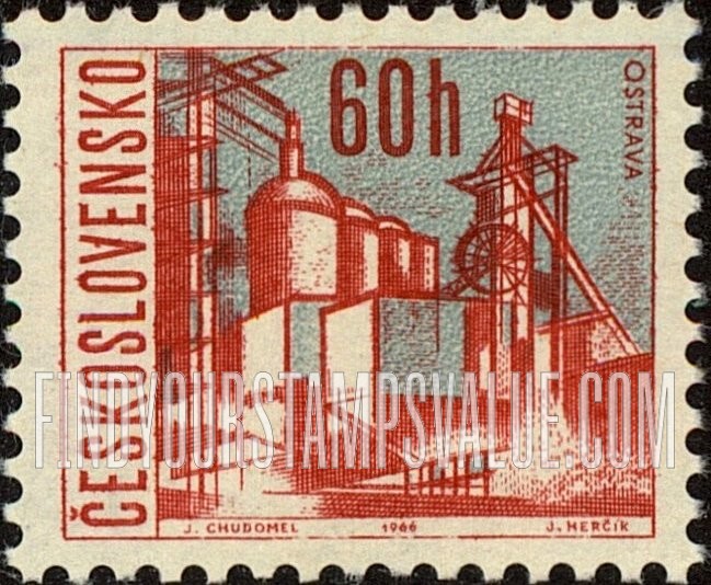 FindYourStampsValue: Views of Towns: Ostrava