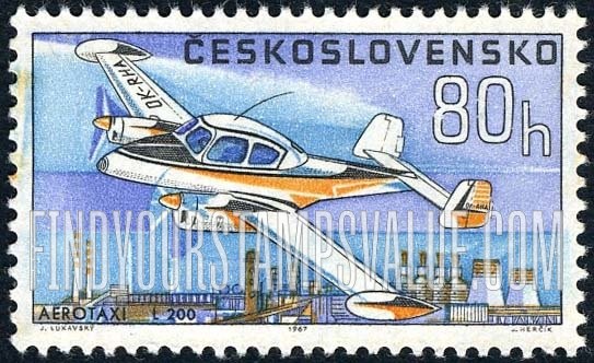 FindYourStampsValue: AIR POST STAMPS - Airplanes: Aero taxi L-200