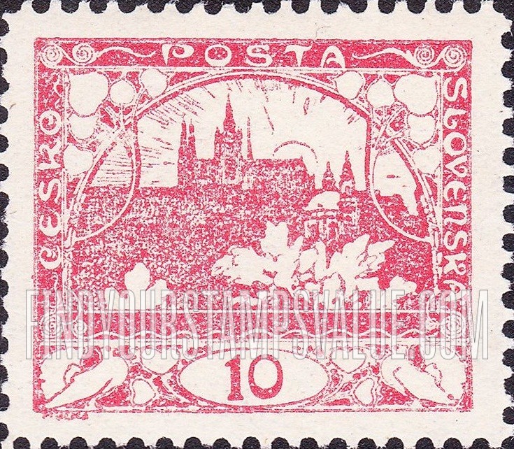 FindYourStampsValue: Hradcany at Prague