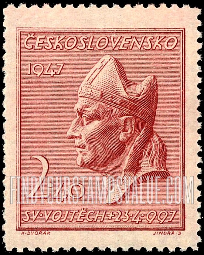 FindYourStampsValue: Saint Adalbert