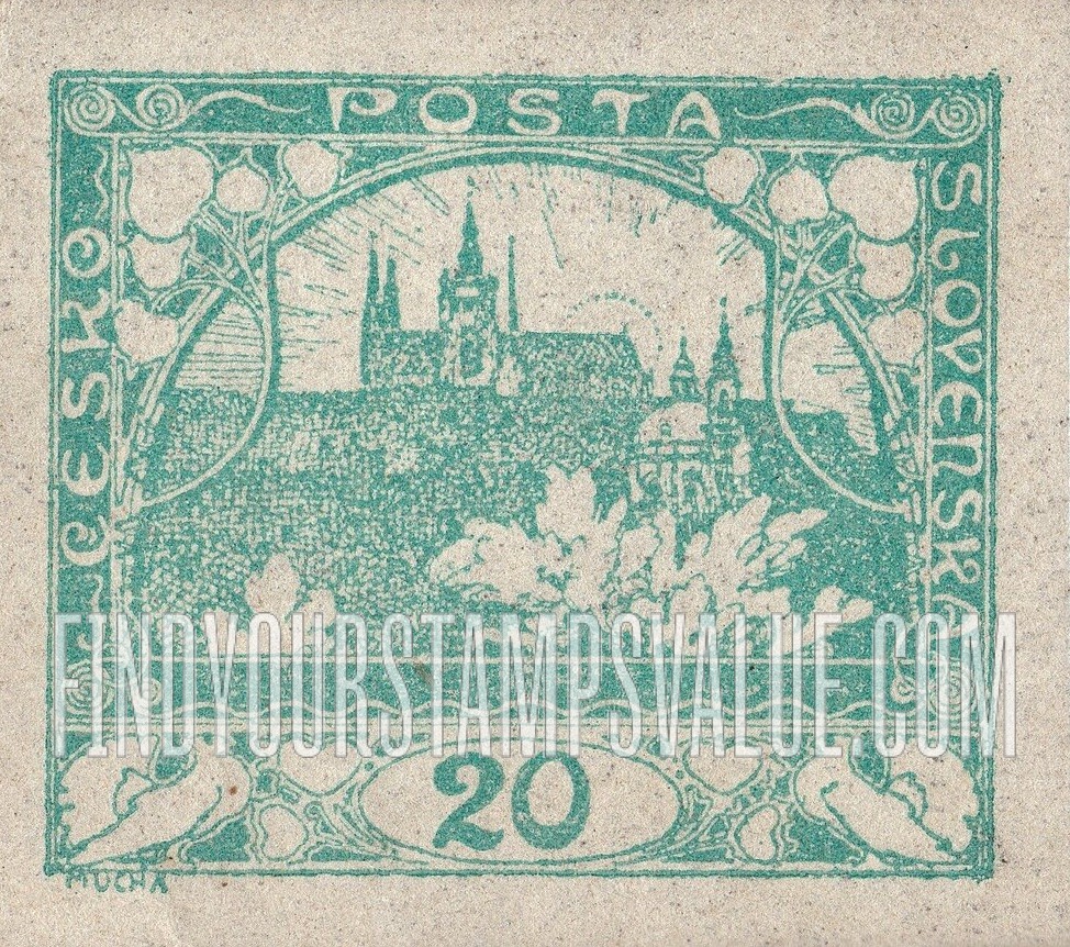 FindYourStampsValue: Hradcany at Prague