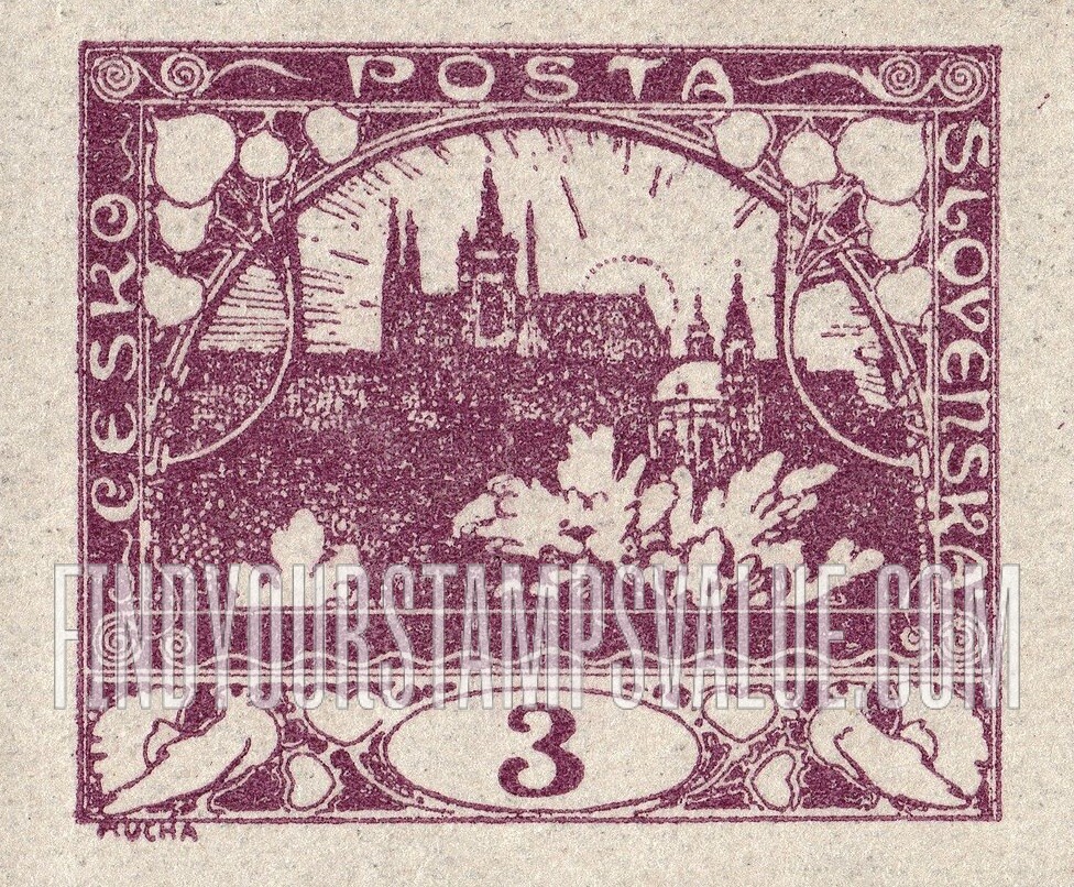 FindYourStampsValue: Hradcany at Prague