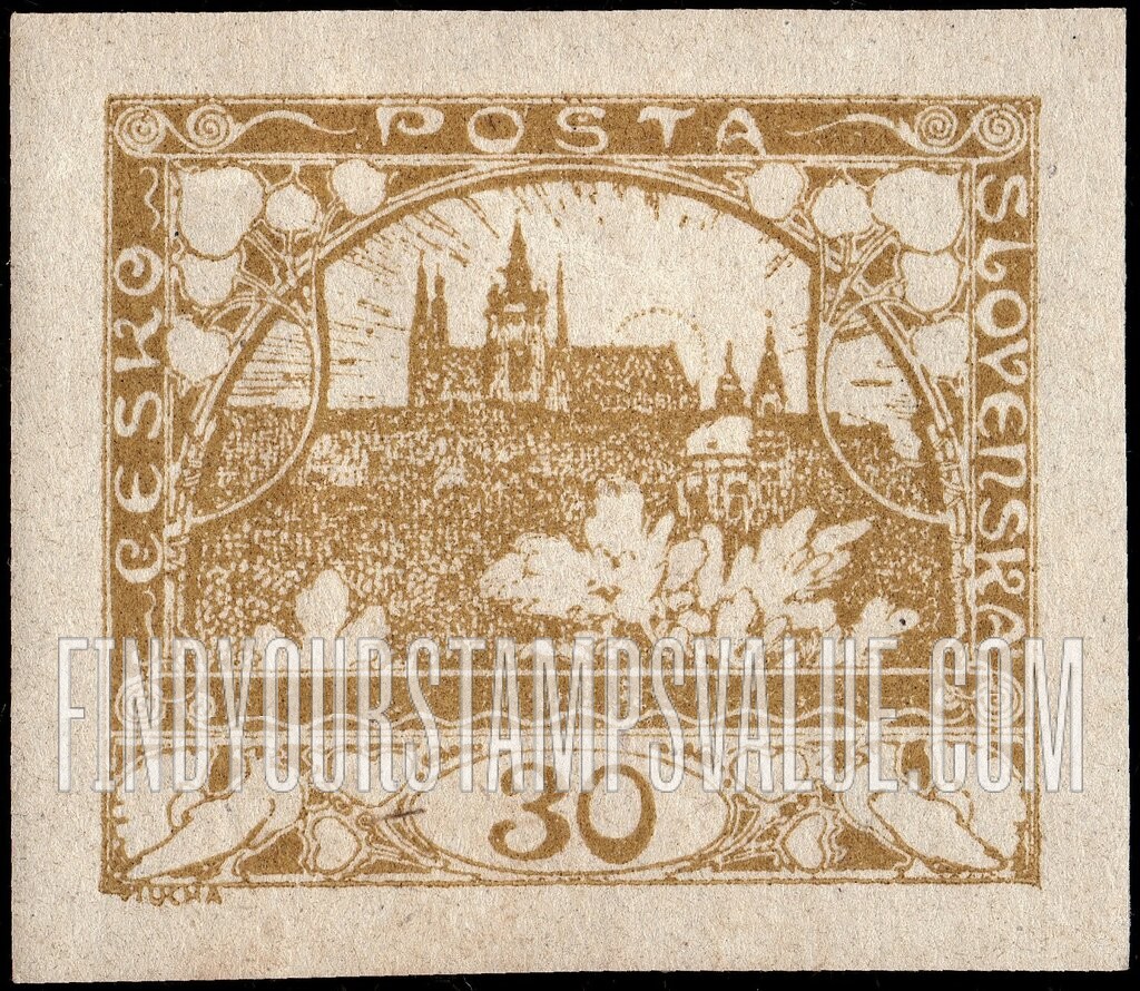 FindYourStampsValue: Hradcany at Prague