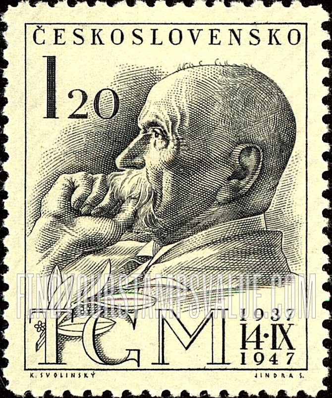 FindYourStampsValue: Thomas G. Masaryk