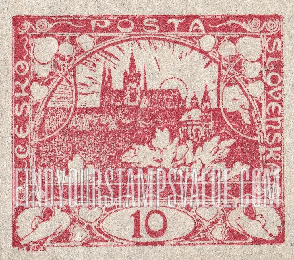 FindYourStampsValue: Hradcany at Prague