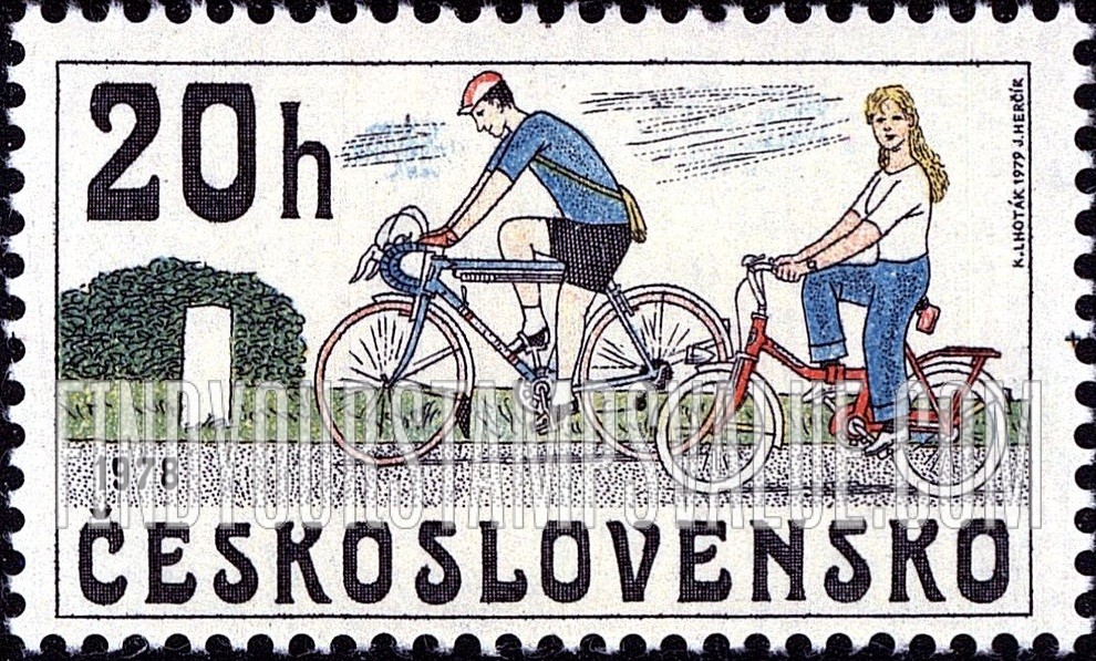 FindYourStampsValue: Bicycles from: “Bone Shaker” Bicycles, 1978