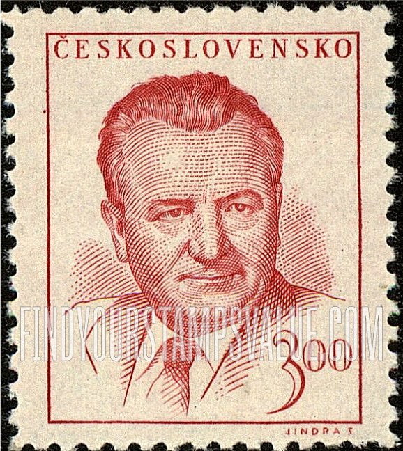 FindYourStampsValue: President Klement Gottwald