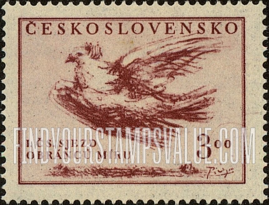 FindYourStampsValue: Dove by Picasso