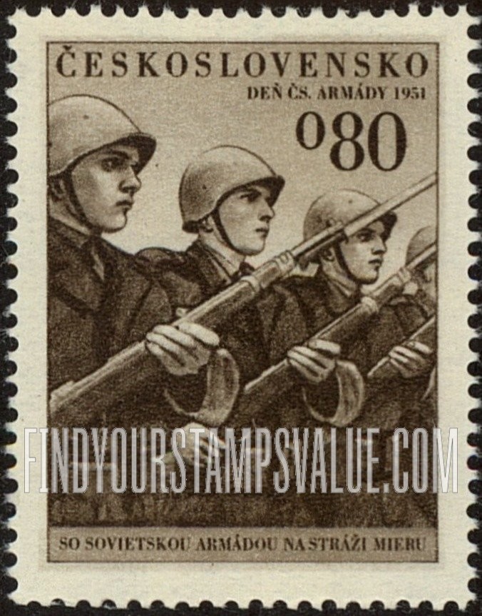 FindYourStampsValue: Soldiers on Parade