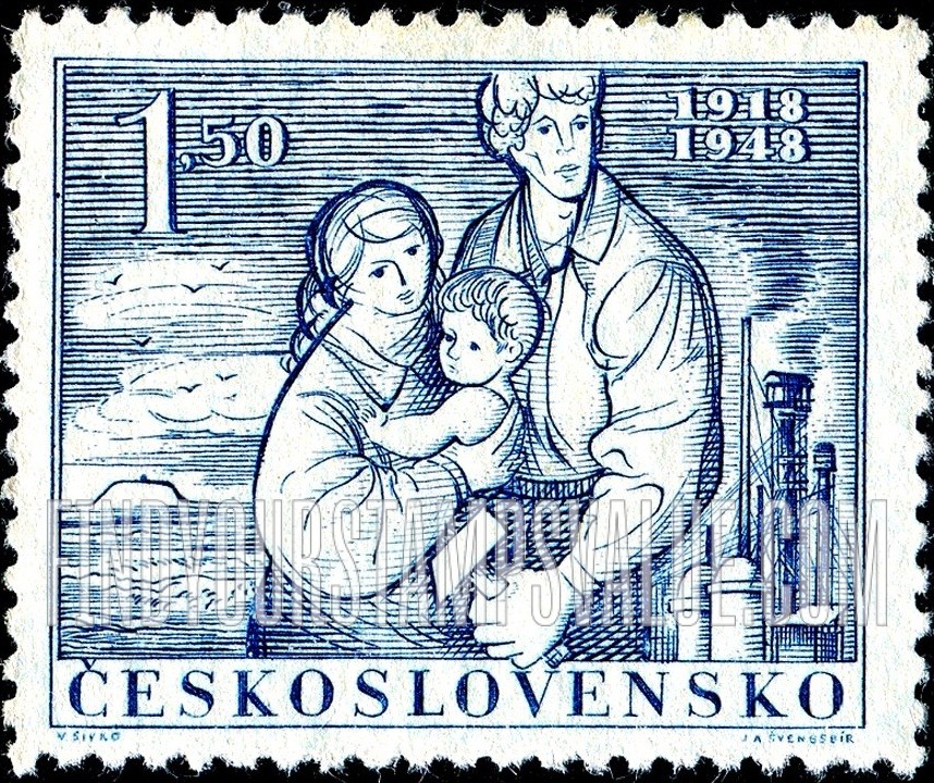 FindYourStampsValue: Czechoslovak Family
