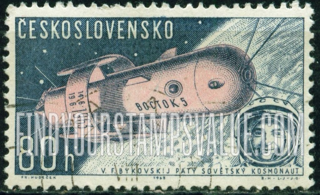 FindYourStampsValue: AIR POST STAMPS - Vostok 5 and Valeri Bykovski