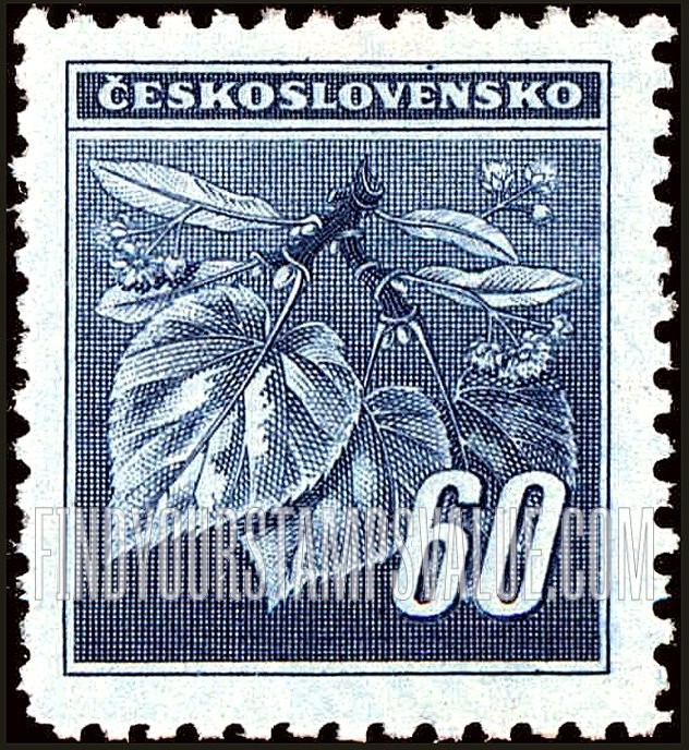 FindYourStampsValue: Linden Leaves and Buds