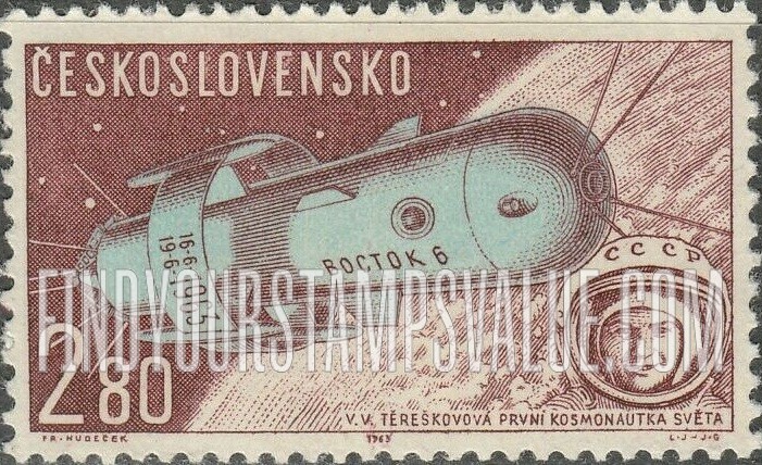 FindYourStampsValue: AIR POST STAMPS - Vostok VI & Valentina Tereshkova