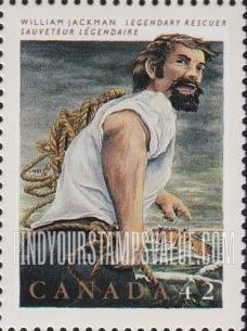 FindYourStampsValue: Captain William Jackman, rescuer.