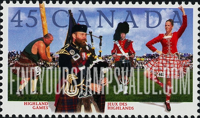 FindYourStampsValue: Highland Games, Maxville, Ontario