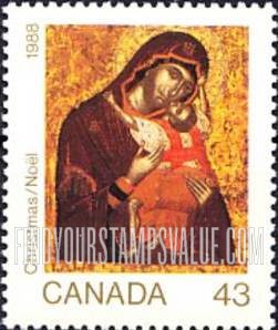 FindYourStampsValue: Christmas: Virgin and Child