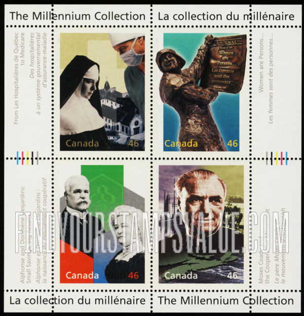 FindYourStampsValue: Millenium: Social Progress