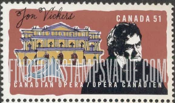 FindYourStampsValue: Opera Singers: Jon Vickers