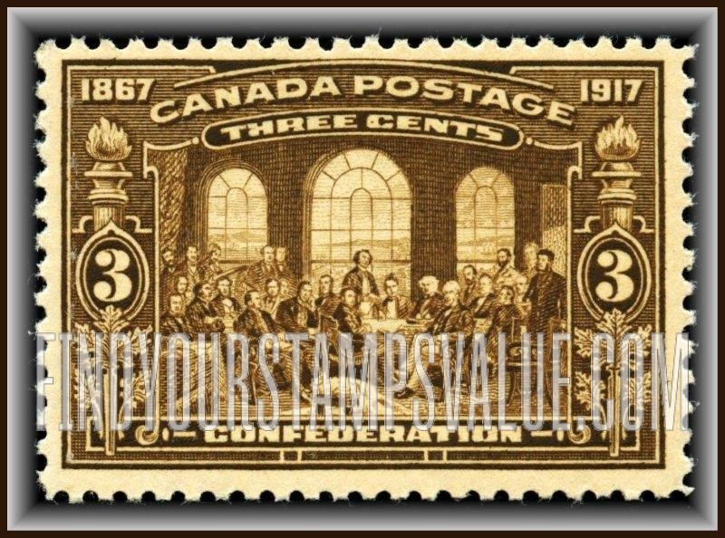 FindYourStampsValue: The Fathers of Confederation