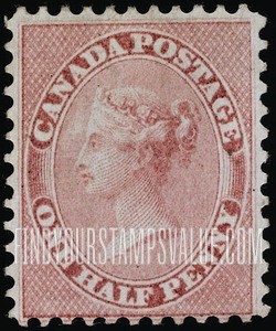 FindYourStampsValue: Province of Canada: Queen Victoria