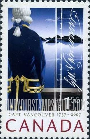 FindYourStampsValue: Captain George Vancouver (1757-98) Explorer