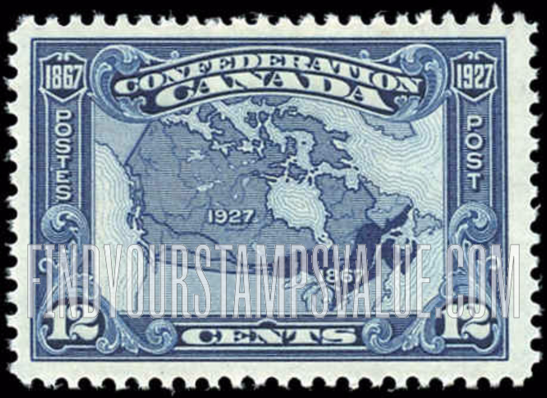 FindYourStampsValue: Map of Canada