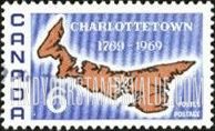 FindYourStampsValue: Map of Prince Edward Island