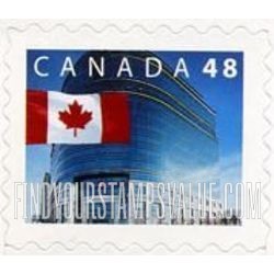 FindYourStampsValue: Flag and Canada, Post Headquarters, Ottawa