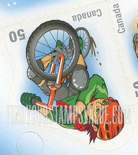 FindYourStampsValue: Youth Sports: Mountain biking