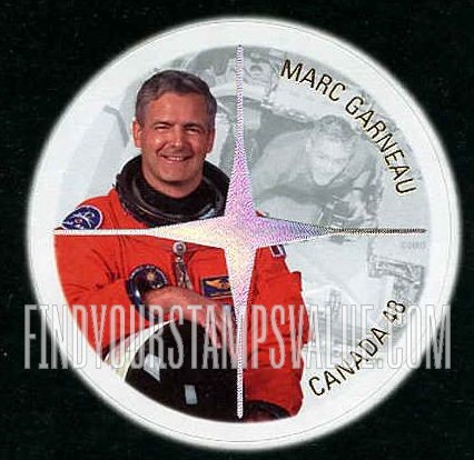 FindYourStampsValue: Canadian Astronauts: Marc Garneau