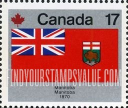 FindYourStampsValue: Flag of Manitoba