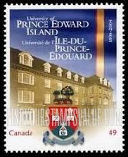 FindYourStampsValue: Universities Type of 2003: University of Prince Edward Island, Charlottetown, bicentennial