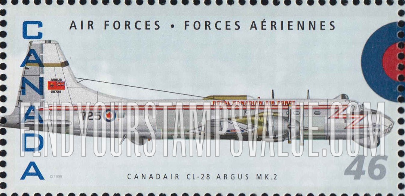 FindYourStampsValue: Canadair CL-28 Argus MK 2.