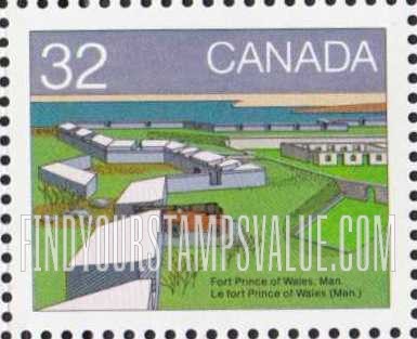 FindYourStampsValue: Fort Prince of Wales, Manitoba
