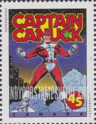 FindYourStampsValue: Comic Book Characters: Captain Canuck