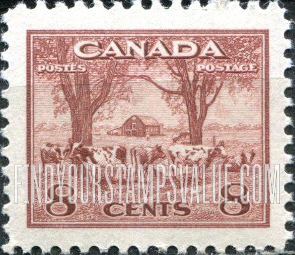 FindYourStampsValue: Farm Scene