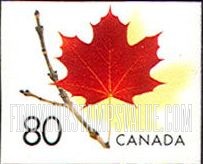 FindYourStampsValue: Maple Leaf on Twig