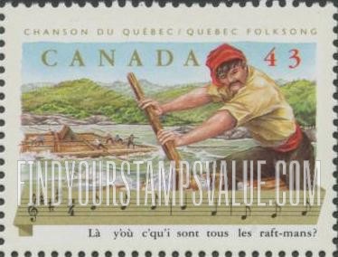 FindYourStampsValue: Les Raftmans, Quebec