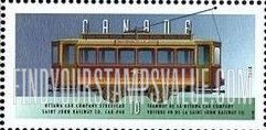 FindYourStampsValue: 1894 Ottawa Car Company Streetcar