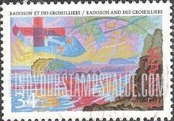 FindYourStampsValue: Pierre Esprit Radisson (c. 1636-1710) & Medard Chouart des Groseilliers (1625-98), British expedition to Hudson Bay, 1668