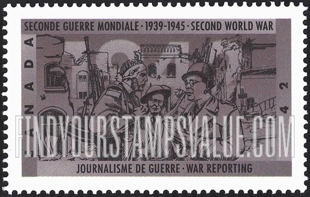 FindYourStampsValue: World War II Type of 1989: War reporting