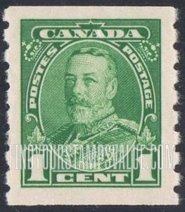 FindYourStampsValue: Coil Stamps: King George V