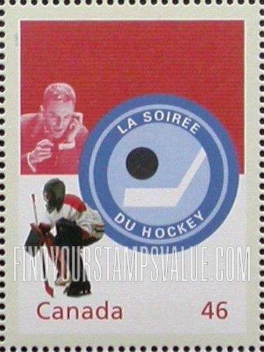 FindYourStampsValue: Canadian Entertainment: La Soiree du Hockey