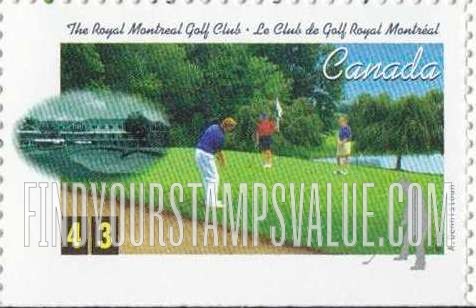 FindYourStampsValue: Golf in Canada: Royal Montreal Golf Club