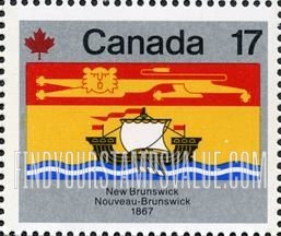 FindYourStampsValue: Flag of New Brunswick