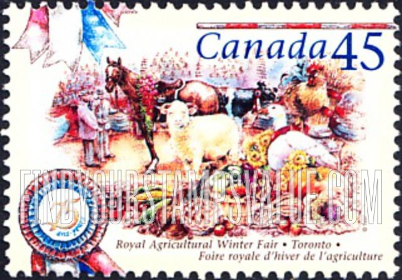 FindYourStampsValue: 75th Royal Agriculture Winter Fair, Toronto
