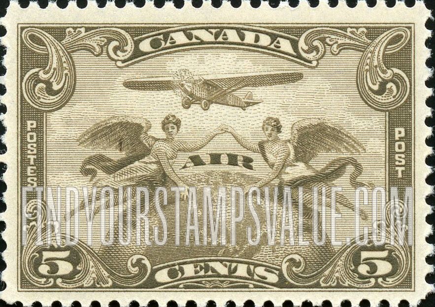 FindYourStampsValue: Allegory of Flight